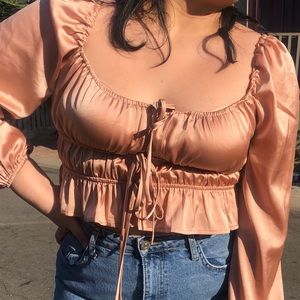 SATIN TOP